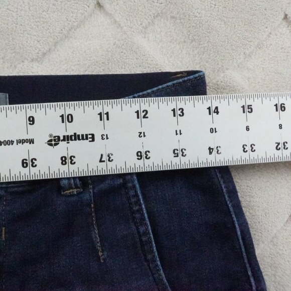 Wit & Wisdom Cropped Wide Leg Jeans Womens 8 Stretchy Blue Denim - Picture 5 of 10